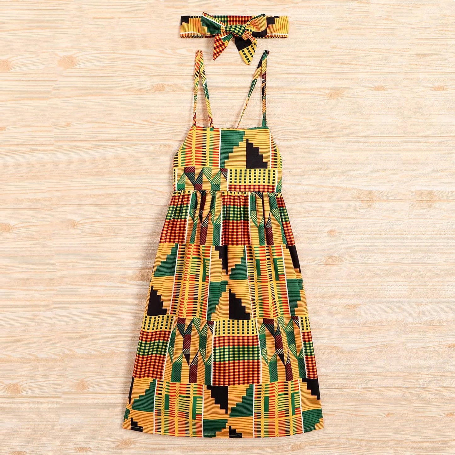 African Baby Clothes Girl Dashiki Ankara Outfit Set