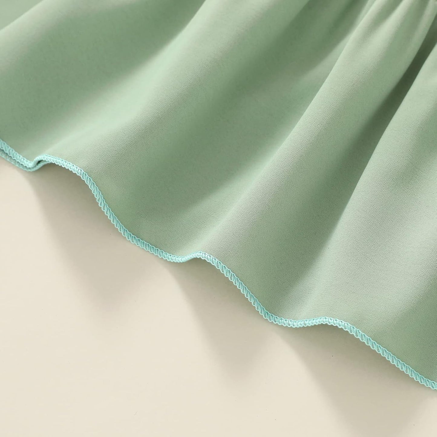 Toddler Baby Girl Boho Dress Linen Ruffle Sleeveless Casual Dress Kids Solid Floral Summer Beach Sundress