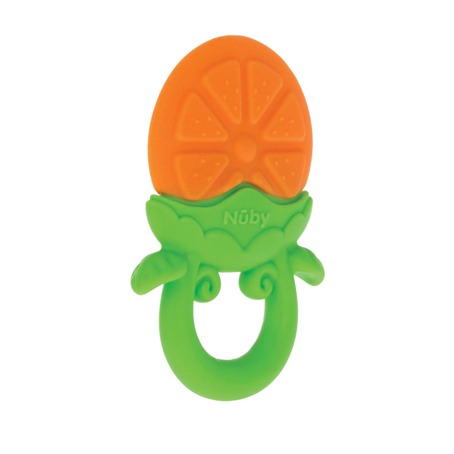 Fruity Chews Silicone Teether for Babies, Orange