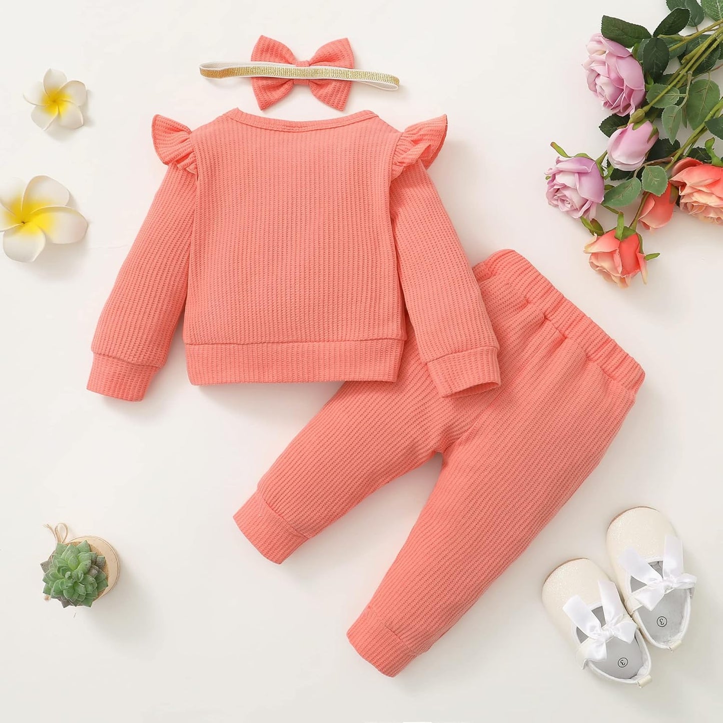 Baby Girl Clothes Infant Toddler Girls Fall Winter Outfits Sweatshirts Clothing Set 3 6 12 18 24 Month 2T 3T