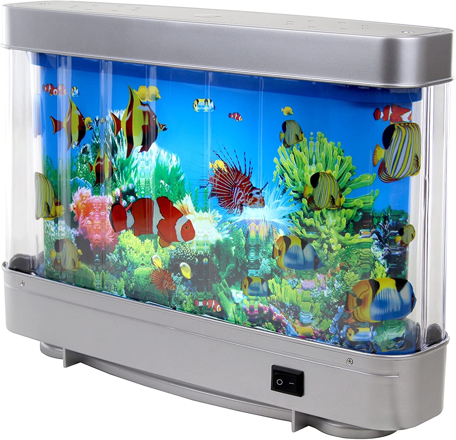 Artificial Tropical Fish Decorative Sensory Aquarium Lamp Virtual Ocean in Motio