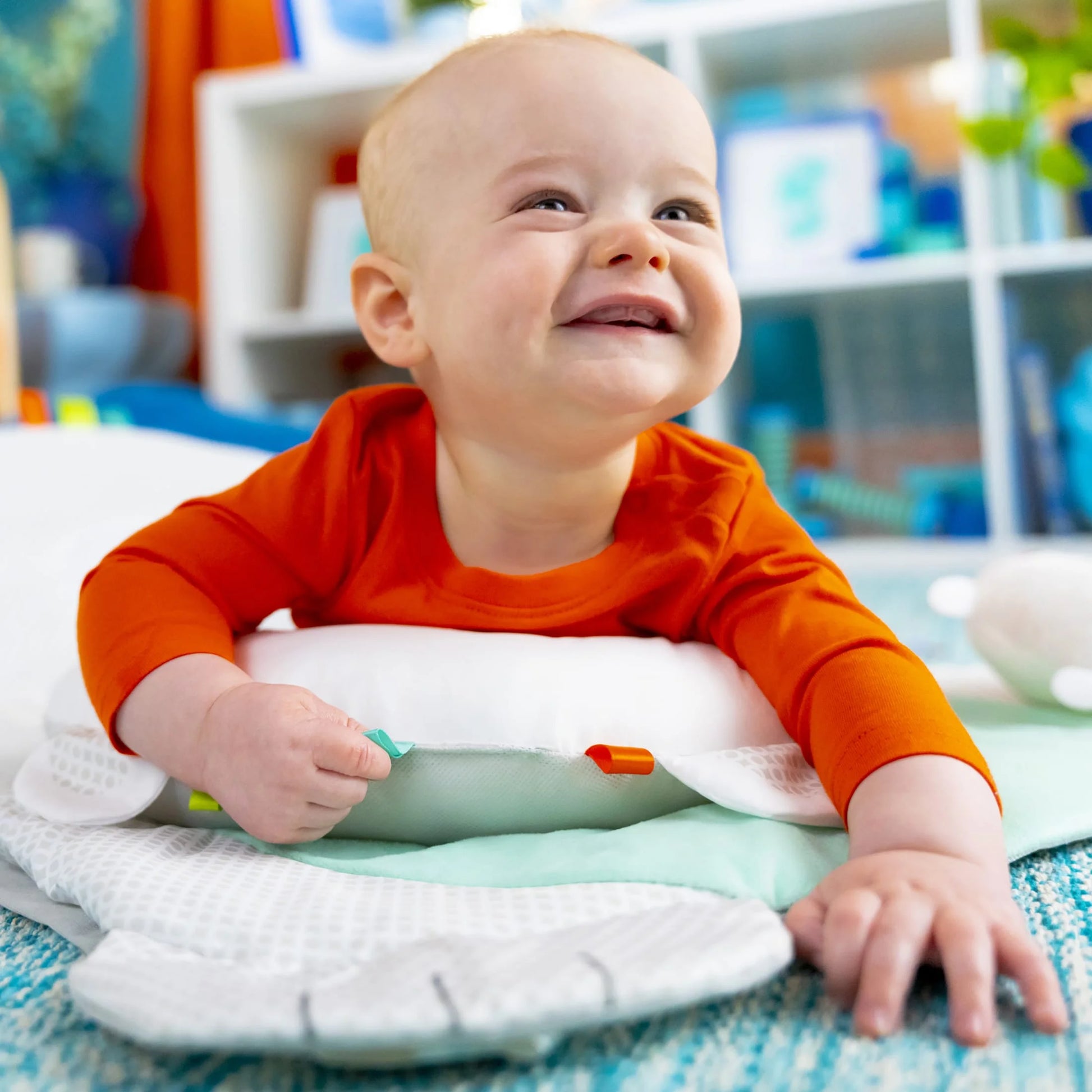 Tummy Time Prop & Play Baby Activity Mat for Infants, Polar Bear, Unisex