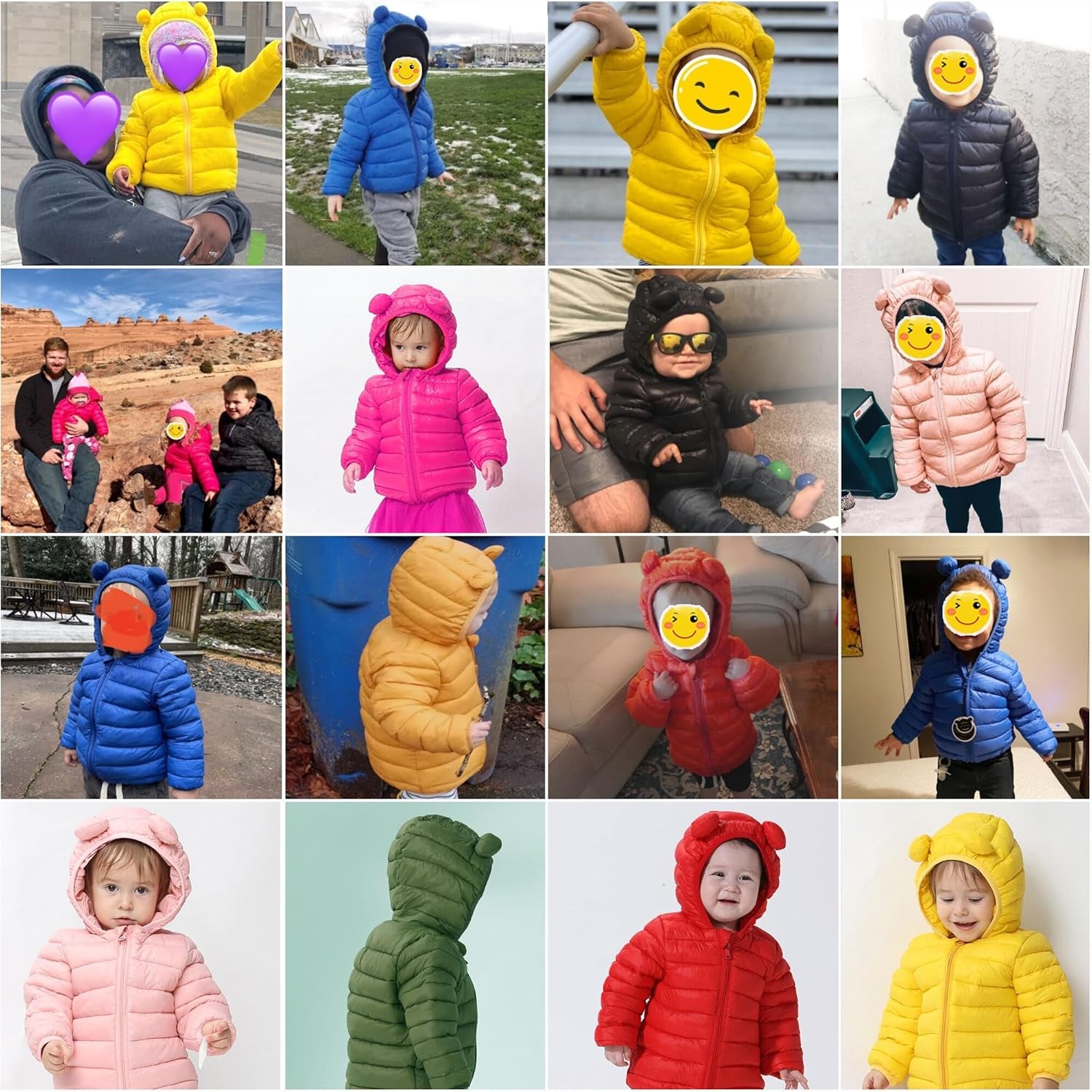 Toddler Winter Coats Lightweight Puffer Jacket for Baby Infant Kids, 6-12 Month,12-18 Month, 2T,3T,4T