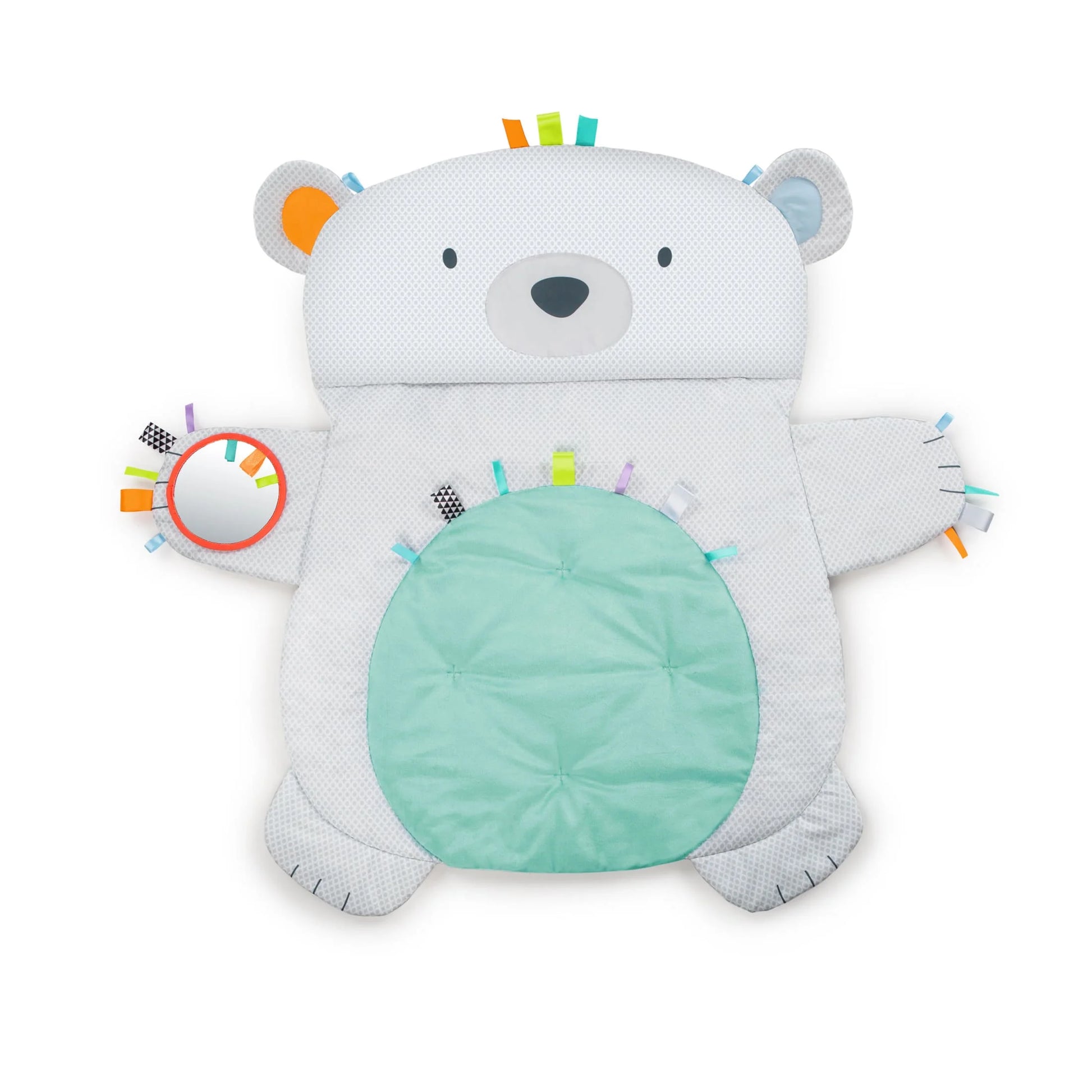 Tummy Time Prop & Play Baby Activity Mat for Infants, Polar Bear, Unisex