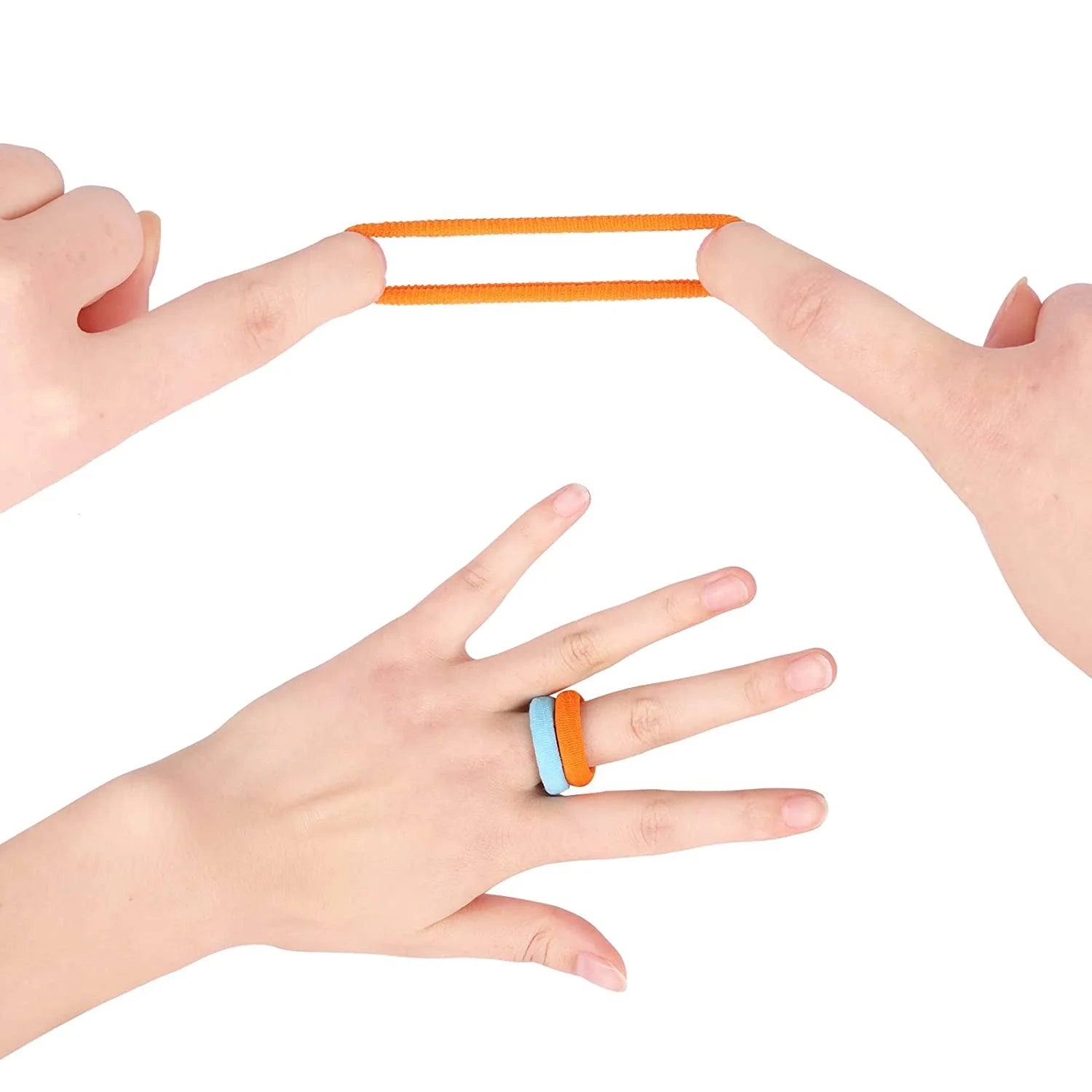 100Pcs Baby Hair Ties for Girls, Cotton Toddler Hair Ties, Small Hair Ties Seamless Hair Bands, Elastic Cute Hair Accessories, Multicolor Ponytail Holder for Infants Kids