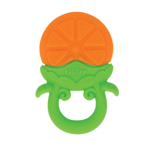 Fruity Chews Silicone Teether for Babies, Orange
