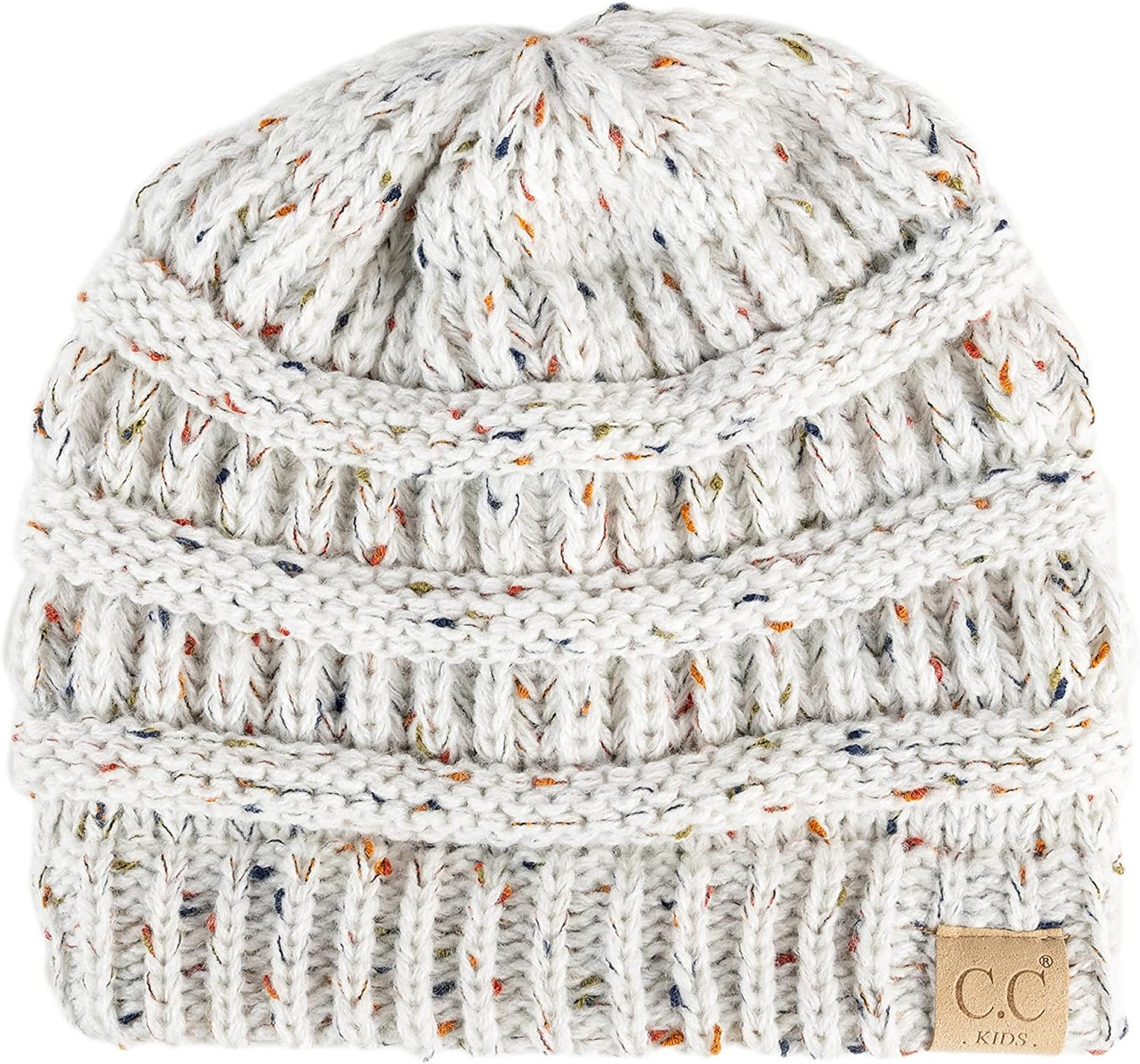 Kids Cozy Ribbed Beanie - Warm Winter Knit Cap for Toddlers