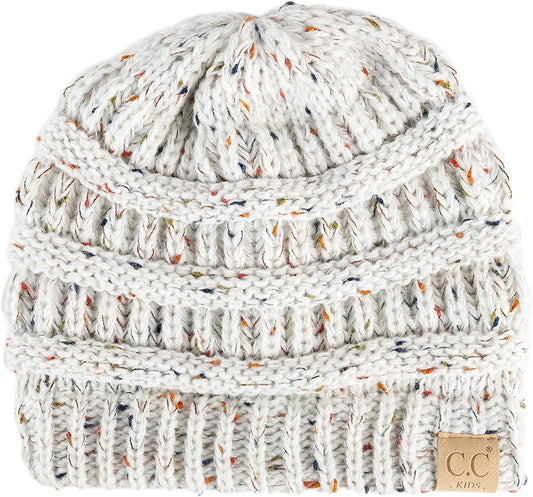 Kids Cozy Ribbed Beanie - Warm Winter Knit Cap for Toddlers