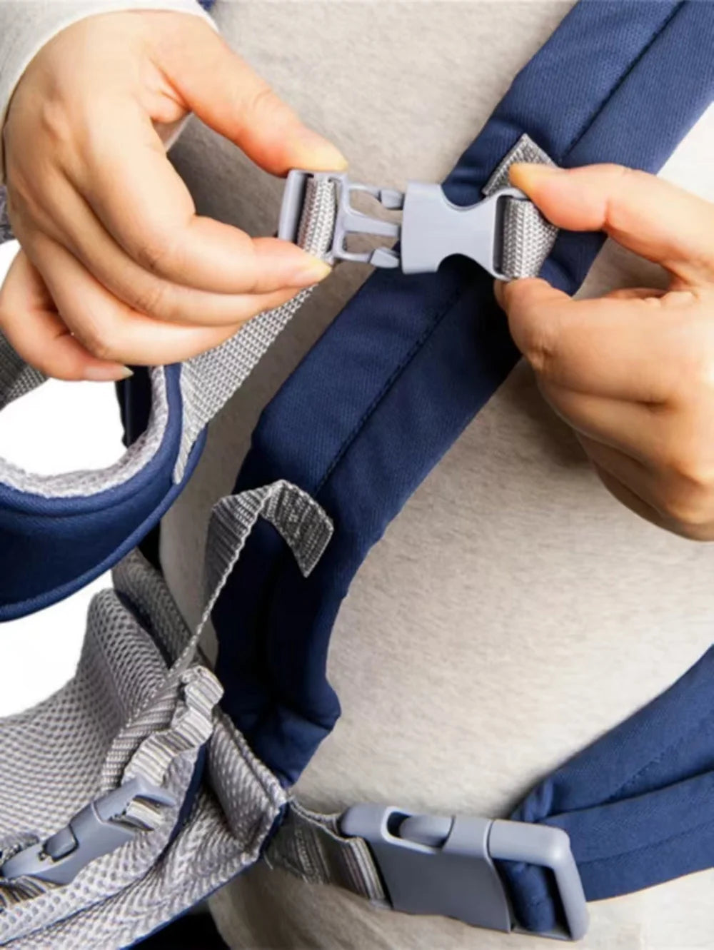 Baby Carrier,Baby Holder Carrier Ergonomic Infant Carrier Adjustable Baby Carrier,Lightweight & Breathable Baby Front and Back Carrier for Infants Toddlers Babies Girl and Boy(Blue)