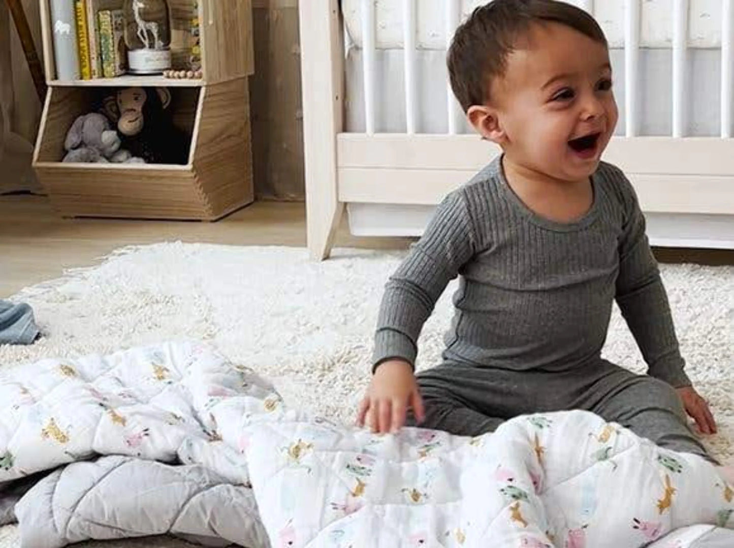 ™ Essentials, Cotton Crib Bedding Set , Alphabet Animals, Unisex, Infants, 3-Piece Set