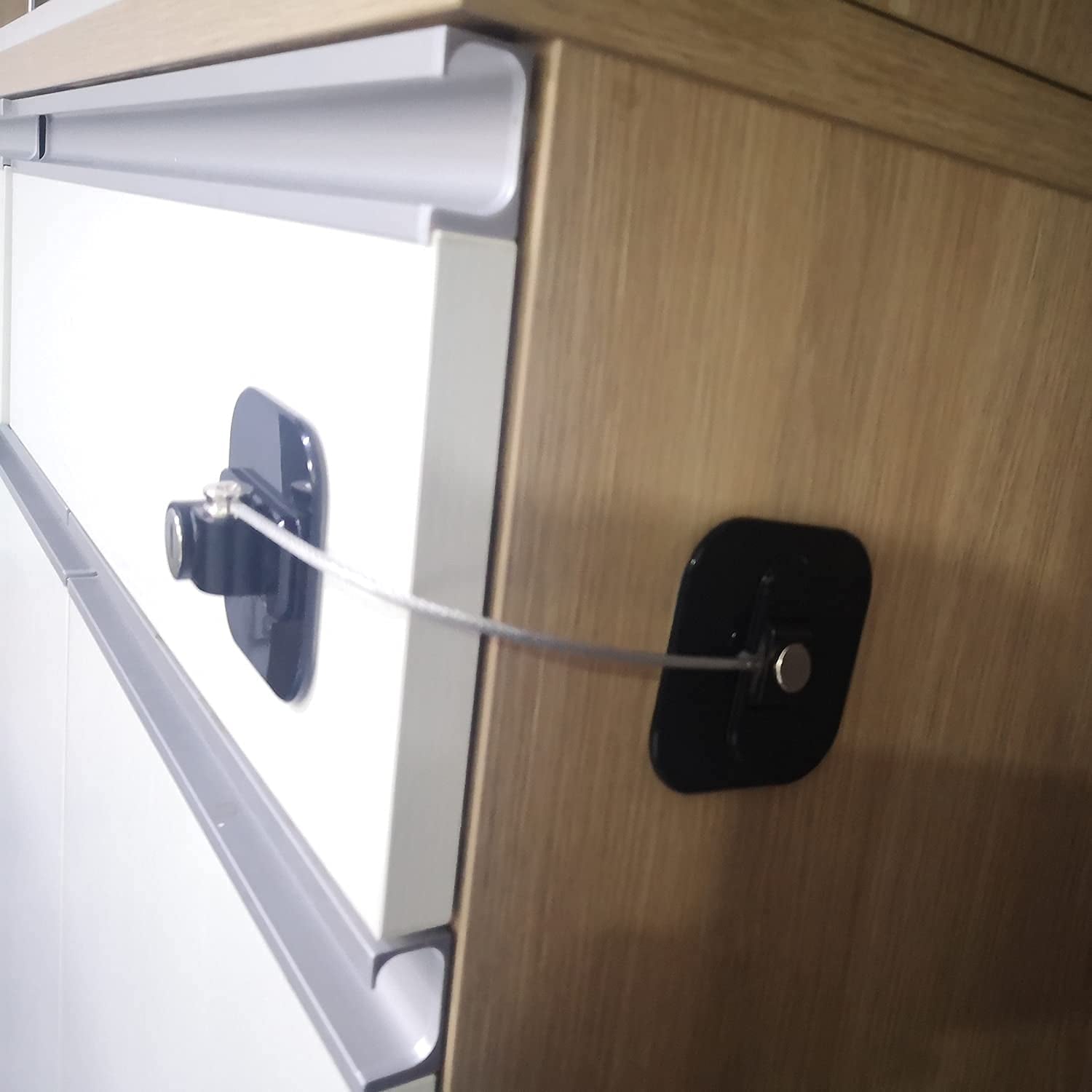 Upgraded Refrigerator Lock for Adults, Fridge Locks for Kids with Key