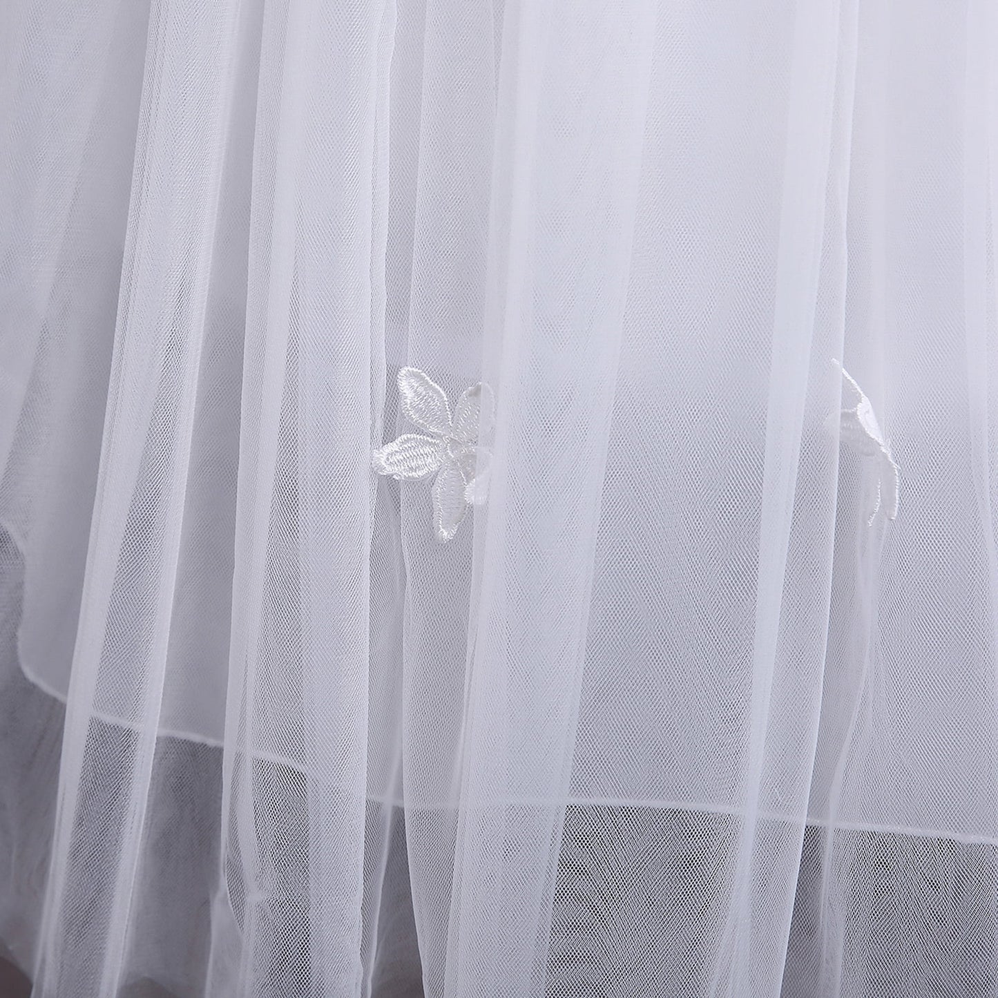 Kids Girls Flower Vintage Lace Princess Long Dress Tulle Pageant Formal Party Wedding Floor Dance Evening Gown 13-14 Years White