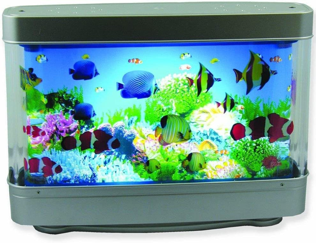 Artificial Tropical Fish Decorative Sensory Aquarium Lamp Virtual Ocean in Motio
