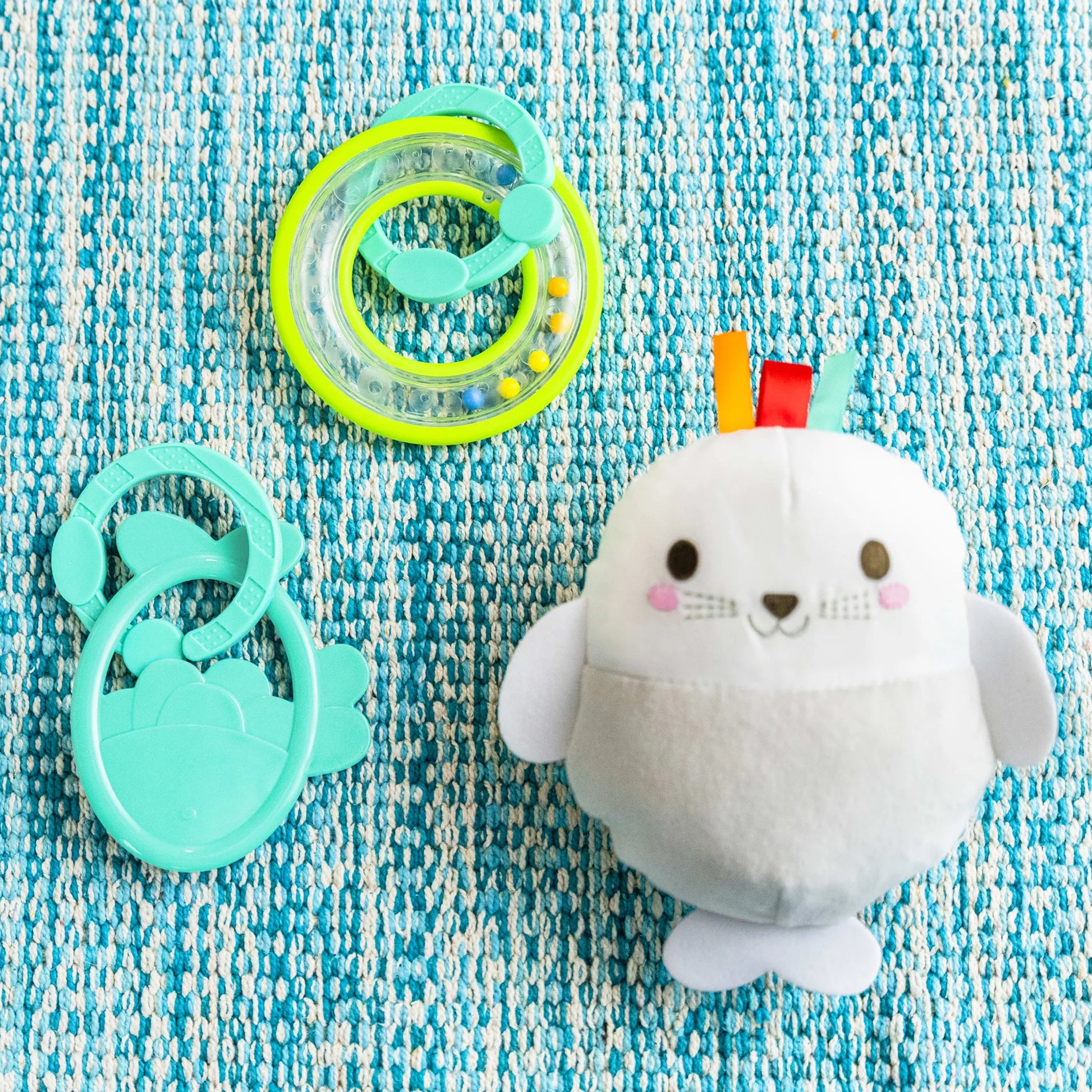 Tummy Time Prop & Play Baby Activity Mat for Infants, Polar Bear, Unisex