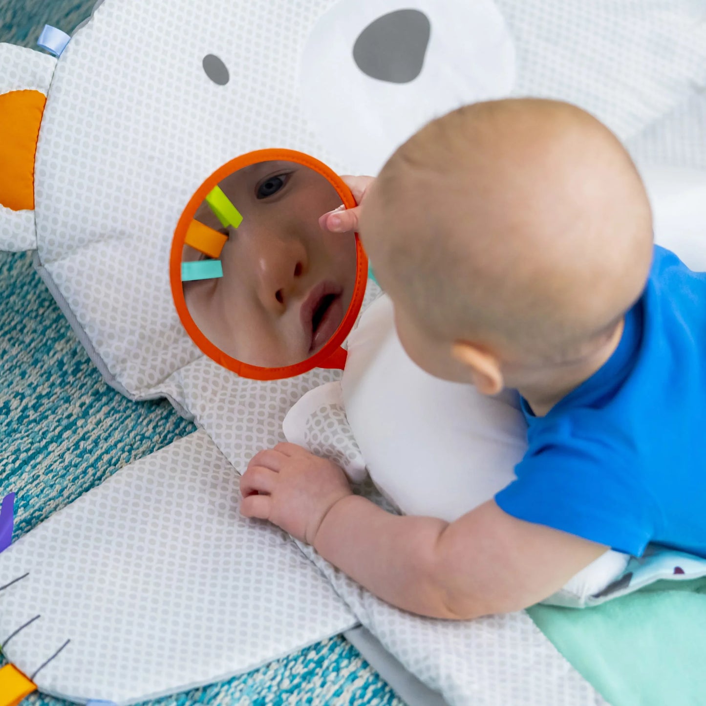 Tummy Time Prop & Play Baby Activity Mat for Infants, Polar Bear, Unisex