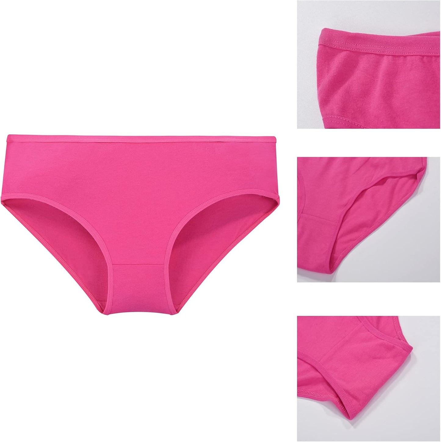Girls Underwear Cotton Panties for Teen Multipack