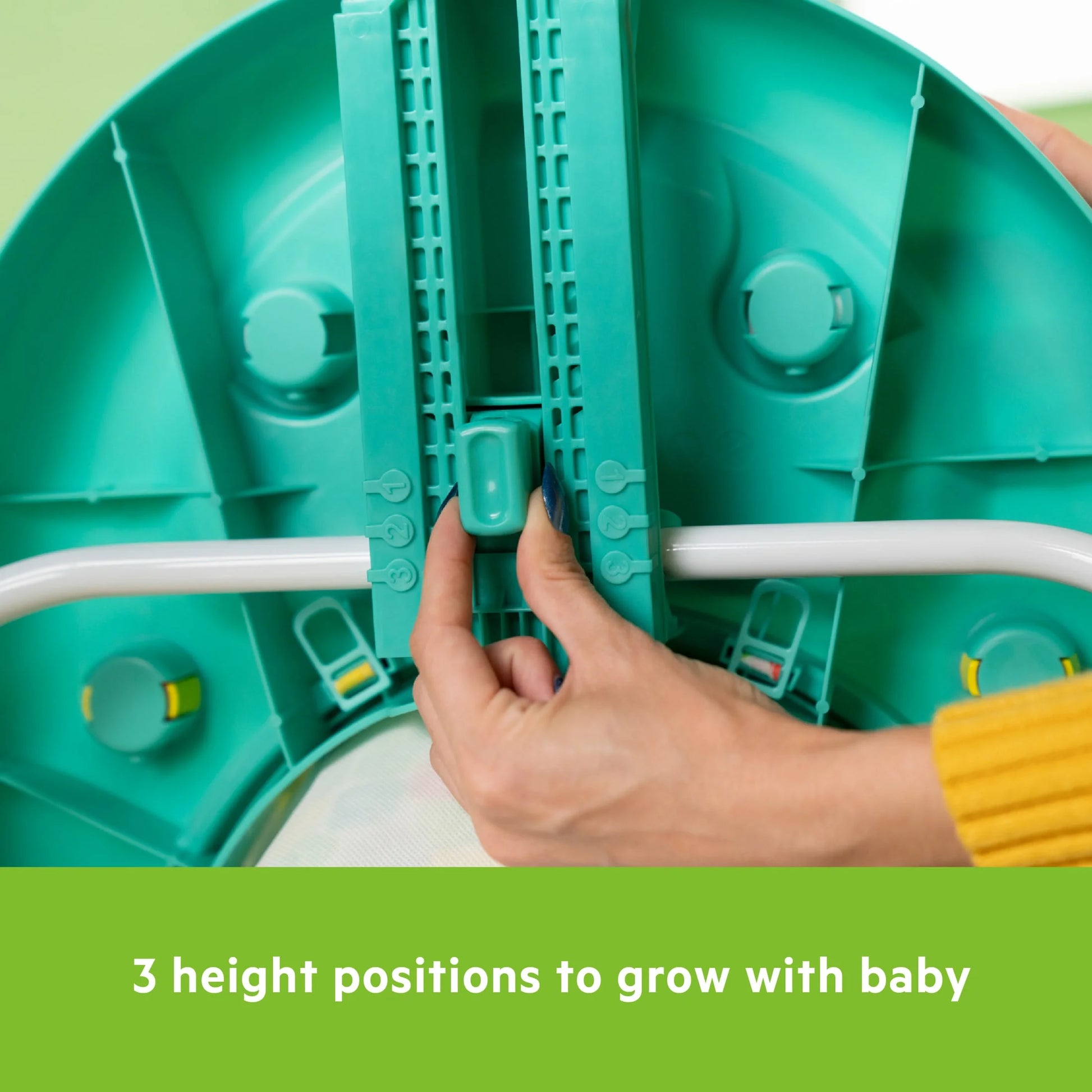 Wanderlights 2-In-1 Baby Walker for Infants, Blue, Green