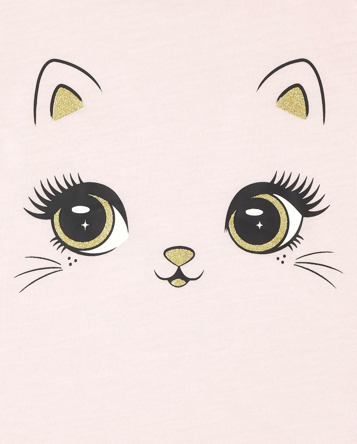 Girls Long Sleeve Cat Leopard Pajamas