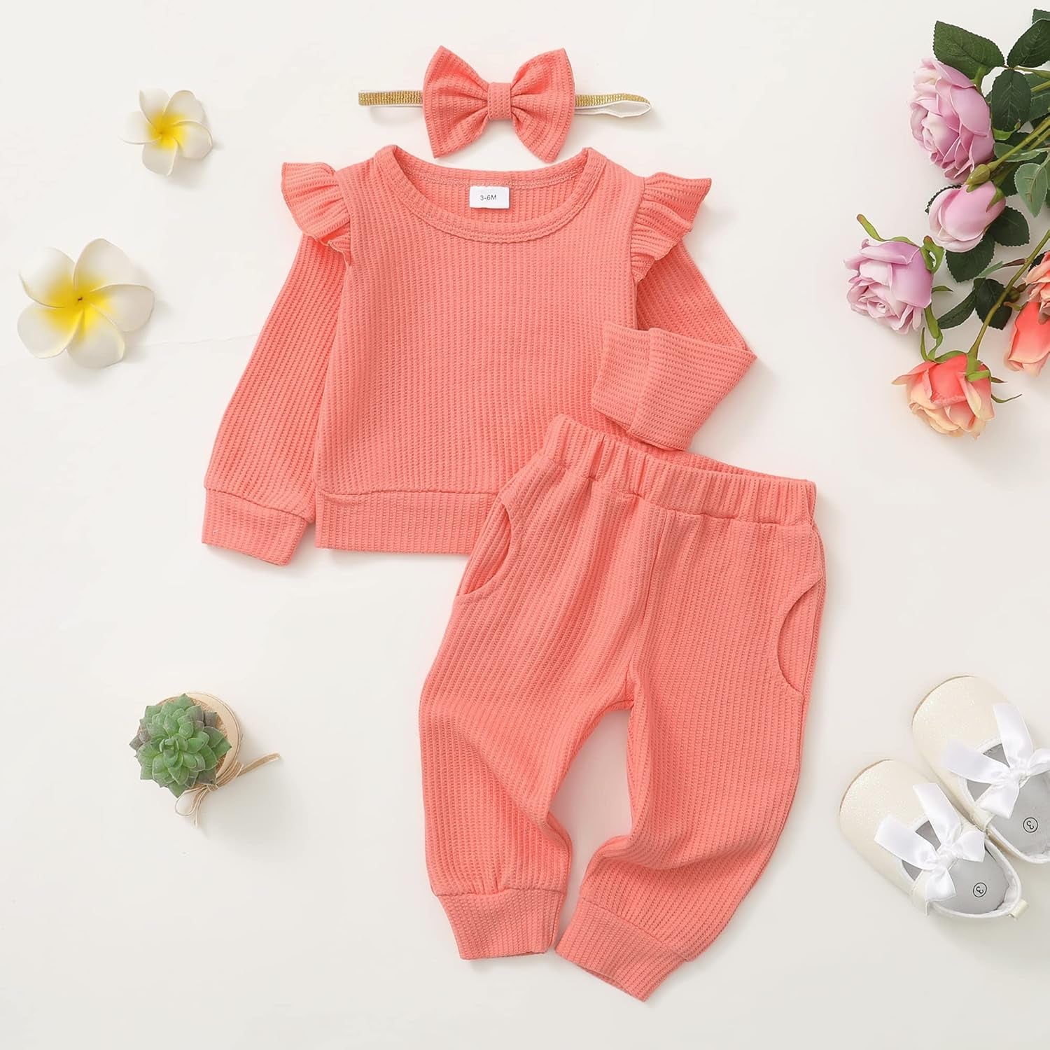 Baby Girl Clothes Infant Toddler Girls Fall Winter Outfits Sweatshirts Clothing Set 3 6 12 18 24 Month 2T 3T