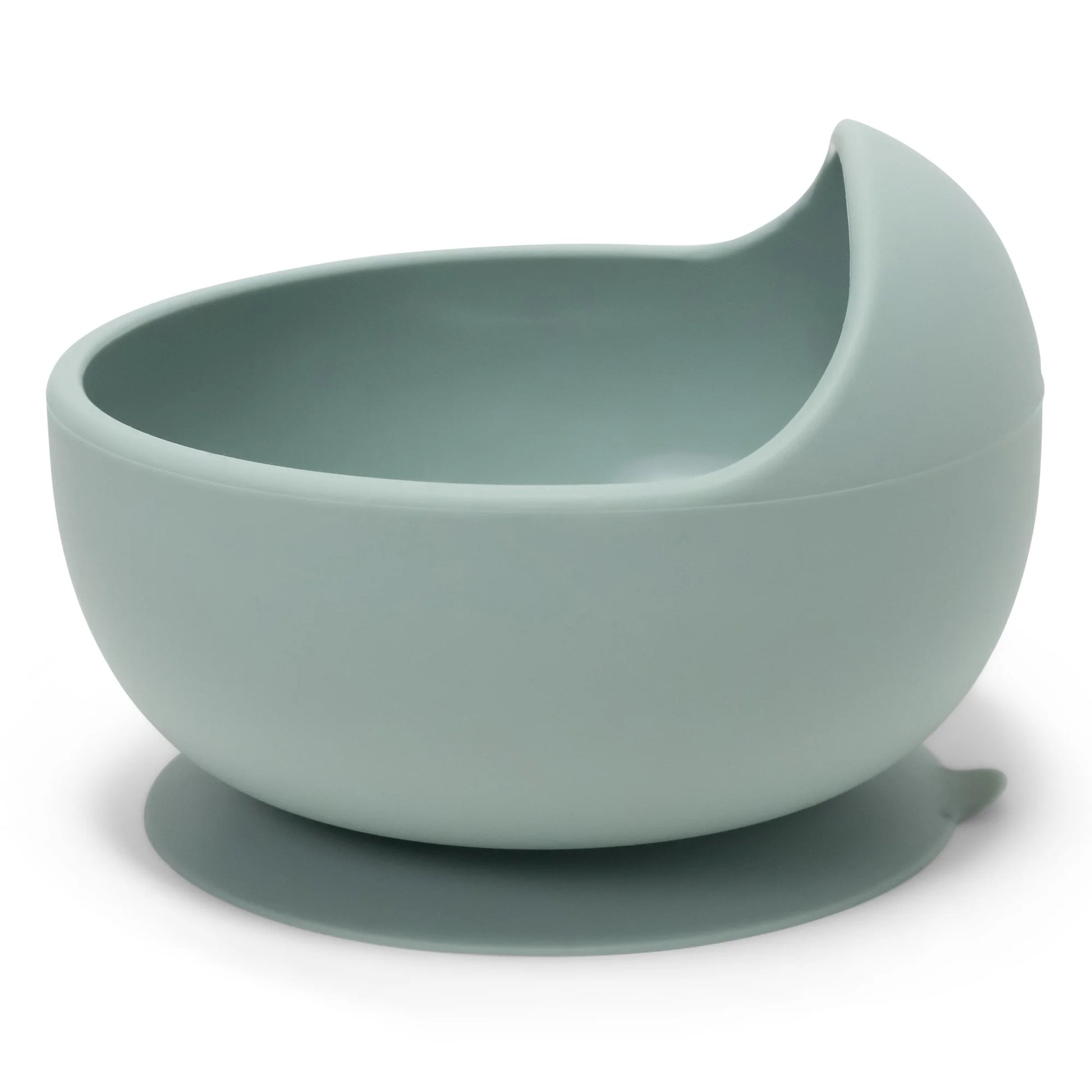 5-Piece Baby-Led Weaning Silicone Tableware, Infants and Toddlers, Sage Green
