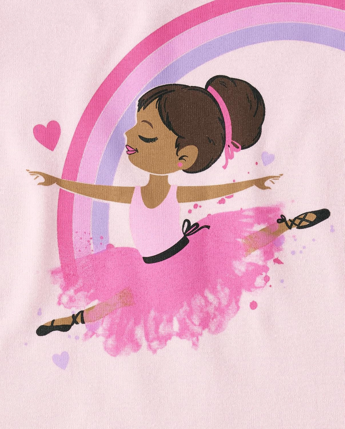 Baby Girls' and Toddler Short Sleeve Top and Pants Snug Fit 100% Cotton 2 Piece Pajama Set