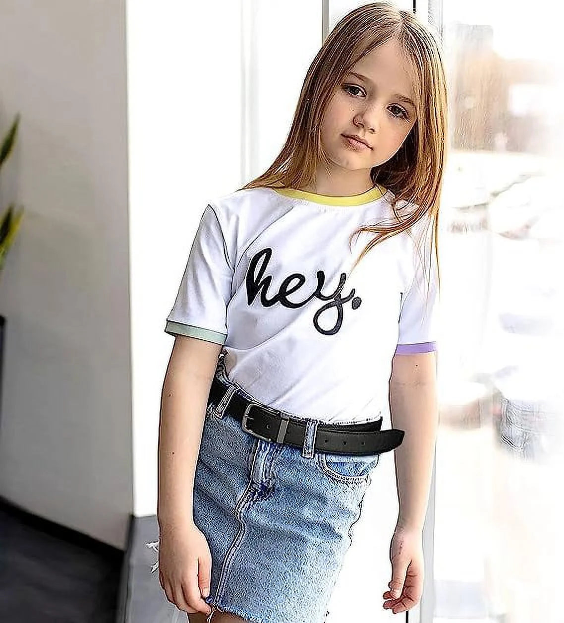 Kids Reversible Belt - Durable PU Leather Belts for Boys and Girls