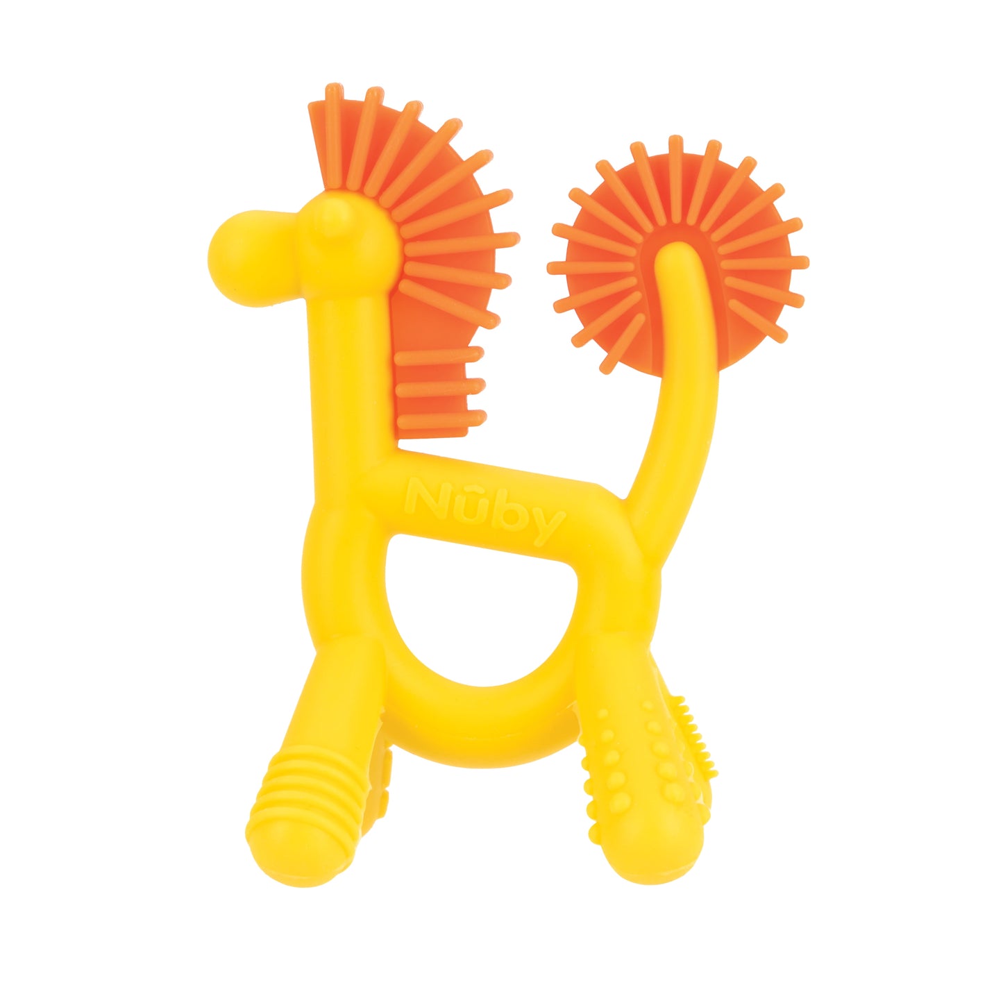 Geo Zoos Massaging Teether for Babies, Giraffe Design