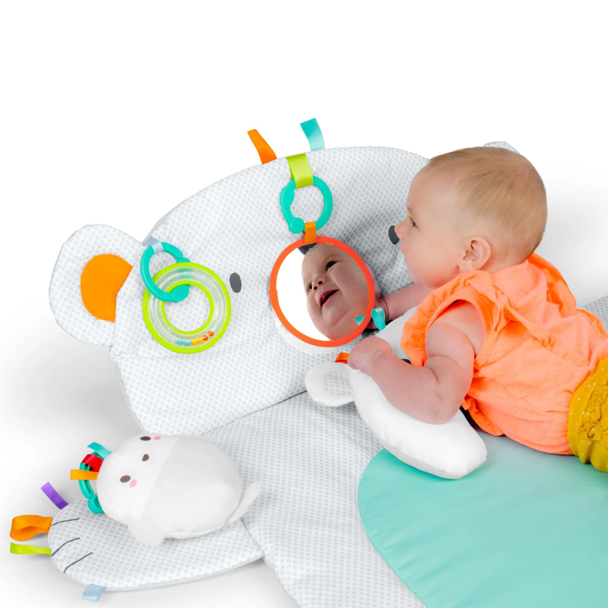 Tummy Time Prop & Play Baby Activity Mat for Infants, Polar Bear, Unisex
