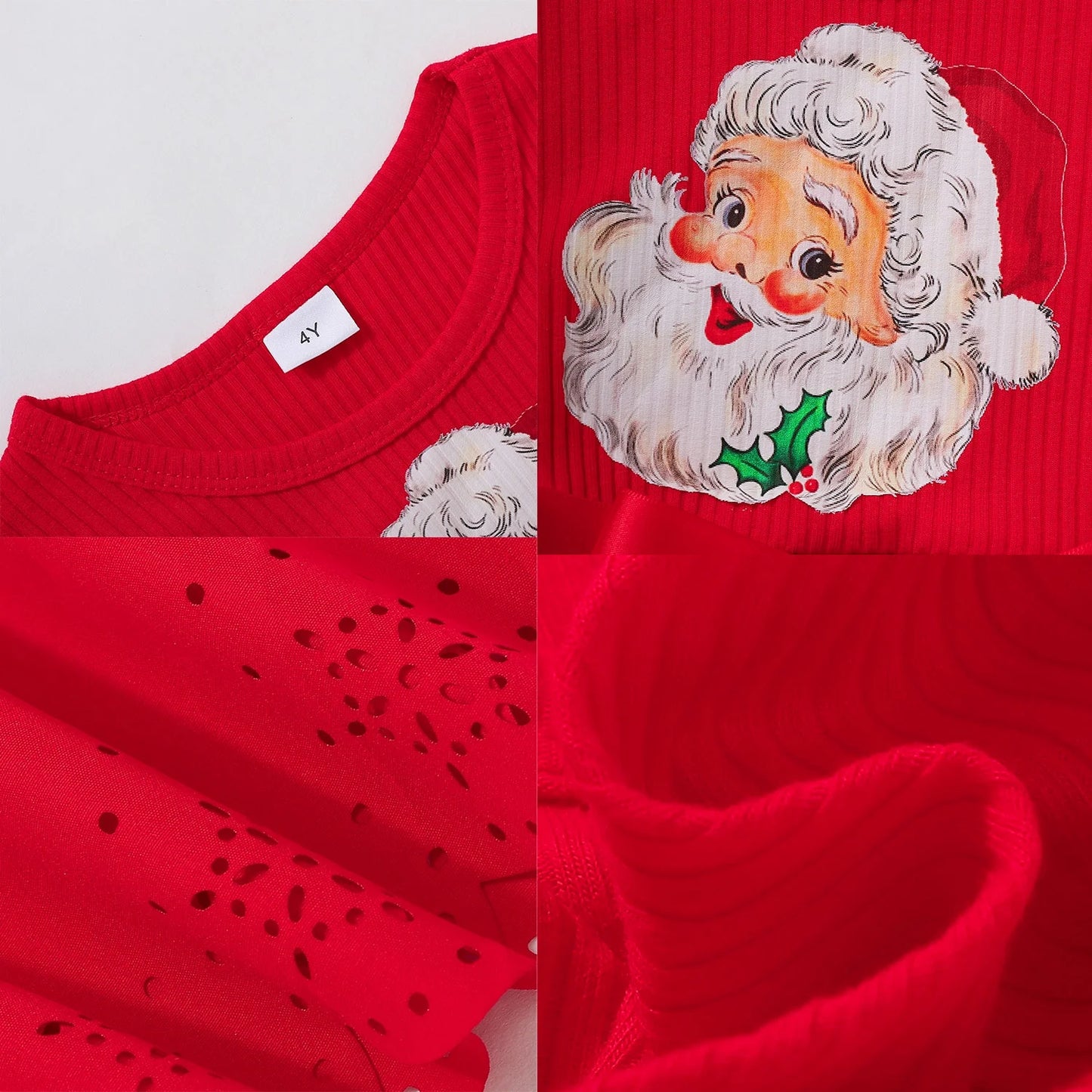 Toddler Girls Long Sleeve Dress Christmas Formal Dresses,3Year