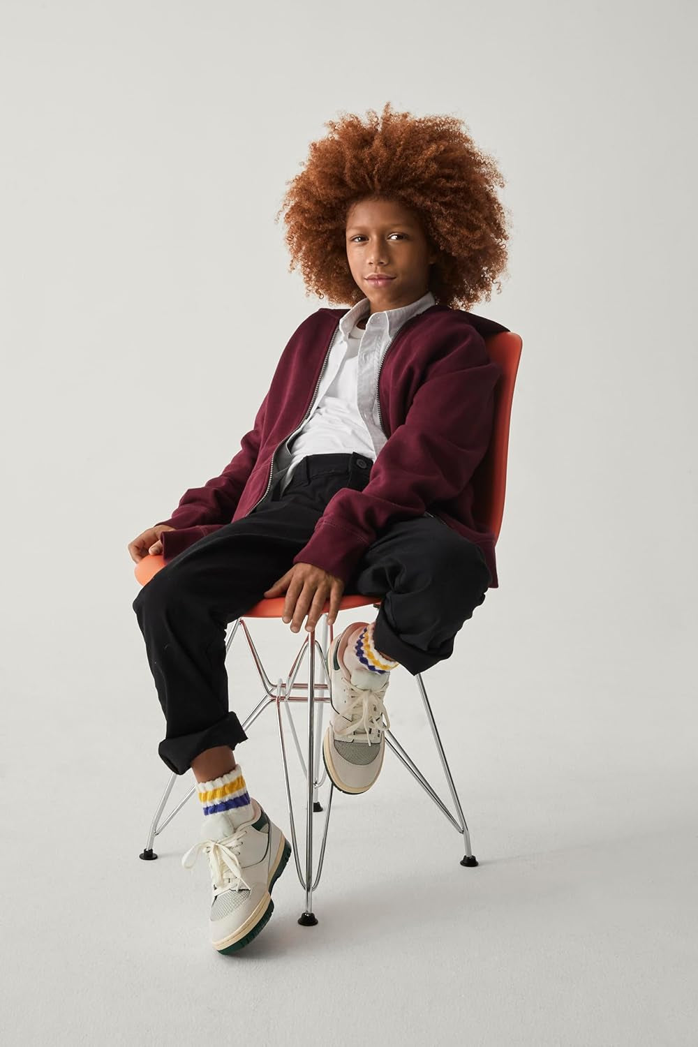 Stretch Relaxed Straight Chino Pants