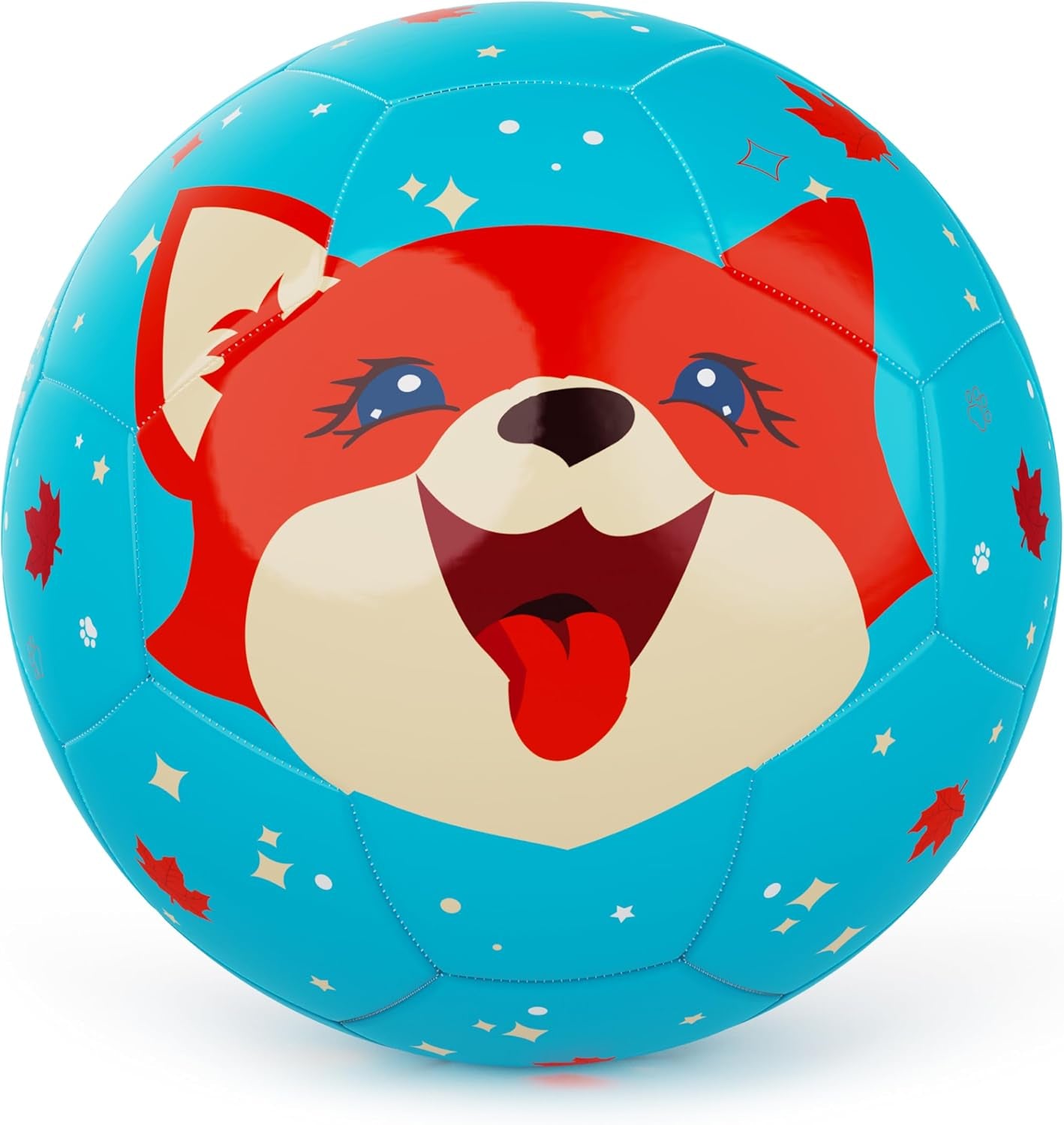 Size 3 Soccer Ball Kids, Cute Cartoon Toddler Ball for Girls Boys Indoor Outdoor with Pump Toys Gift