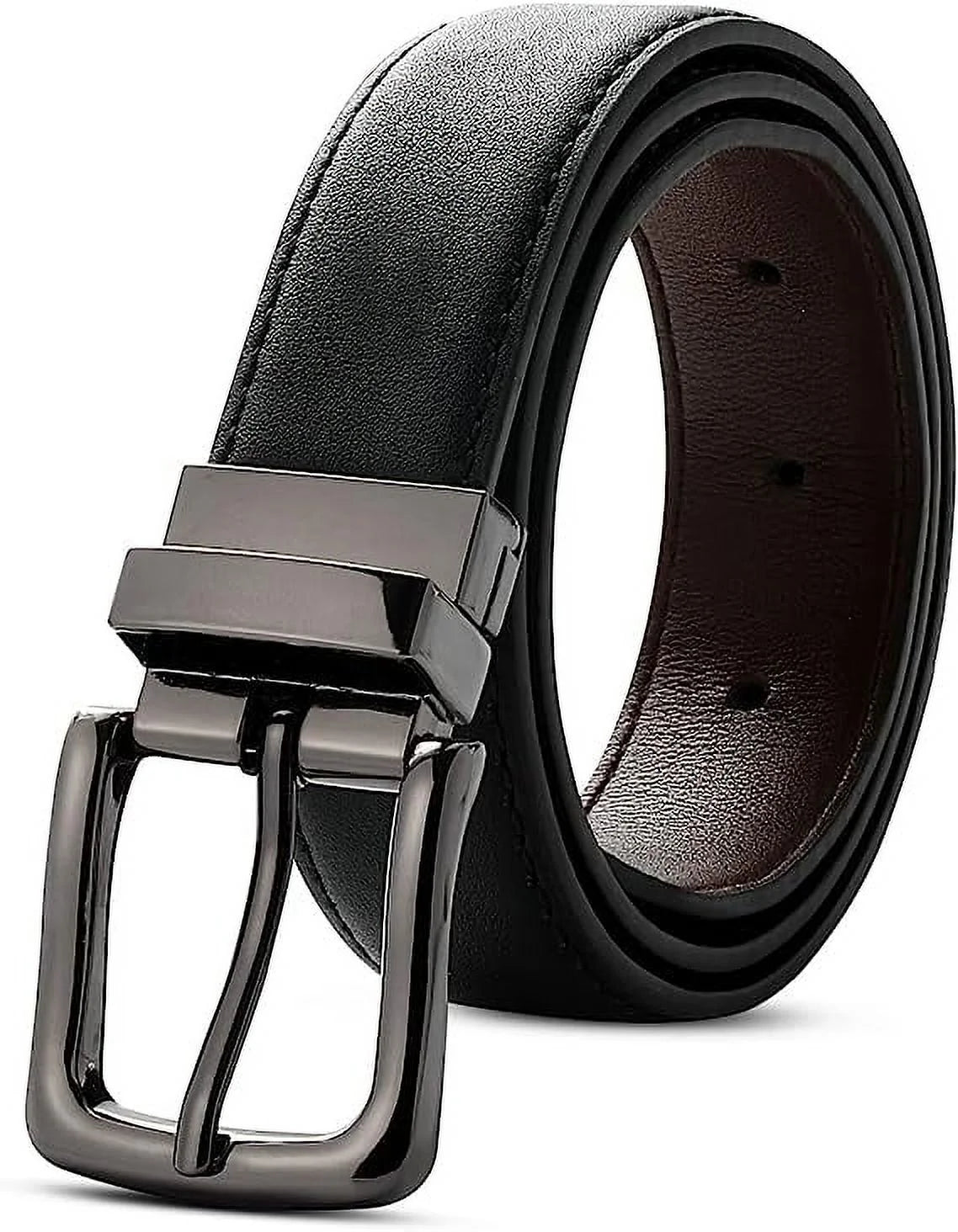 Kids Reversible Belt - Durable PU Leather Belts for Boys and Girls