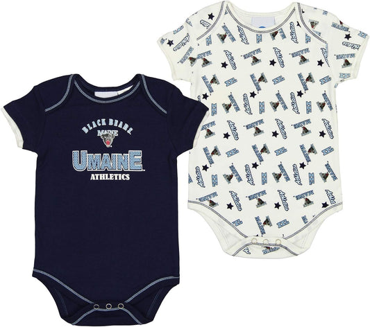 NCAA Infants Umaine Black Bears 2 Piece Creeper Pack