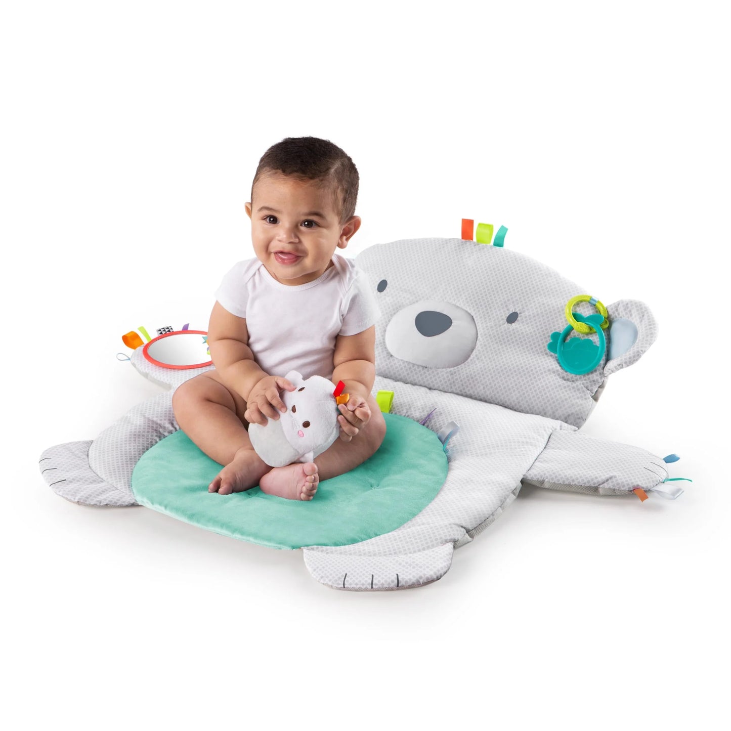 Tummy Time Prop & Play Baby Activity Mat for Infants, Polar Bear, Unisex