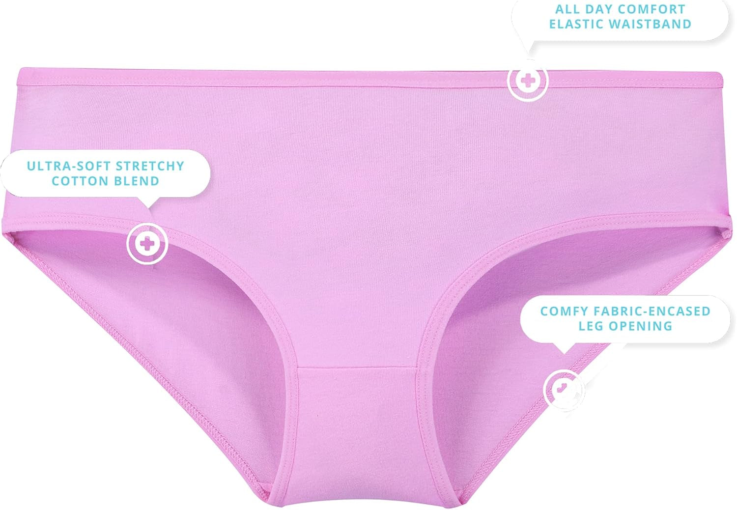 Girls Underwear Cotton Panties for Teen Multipack