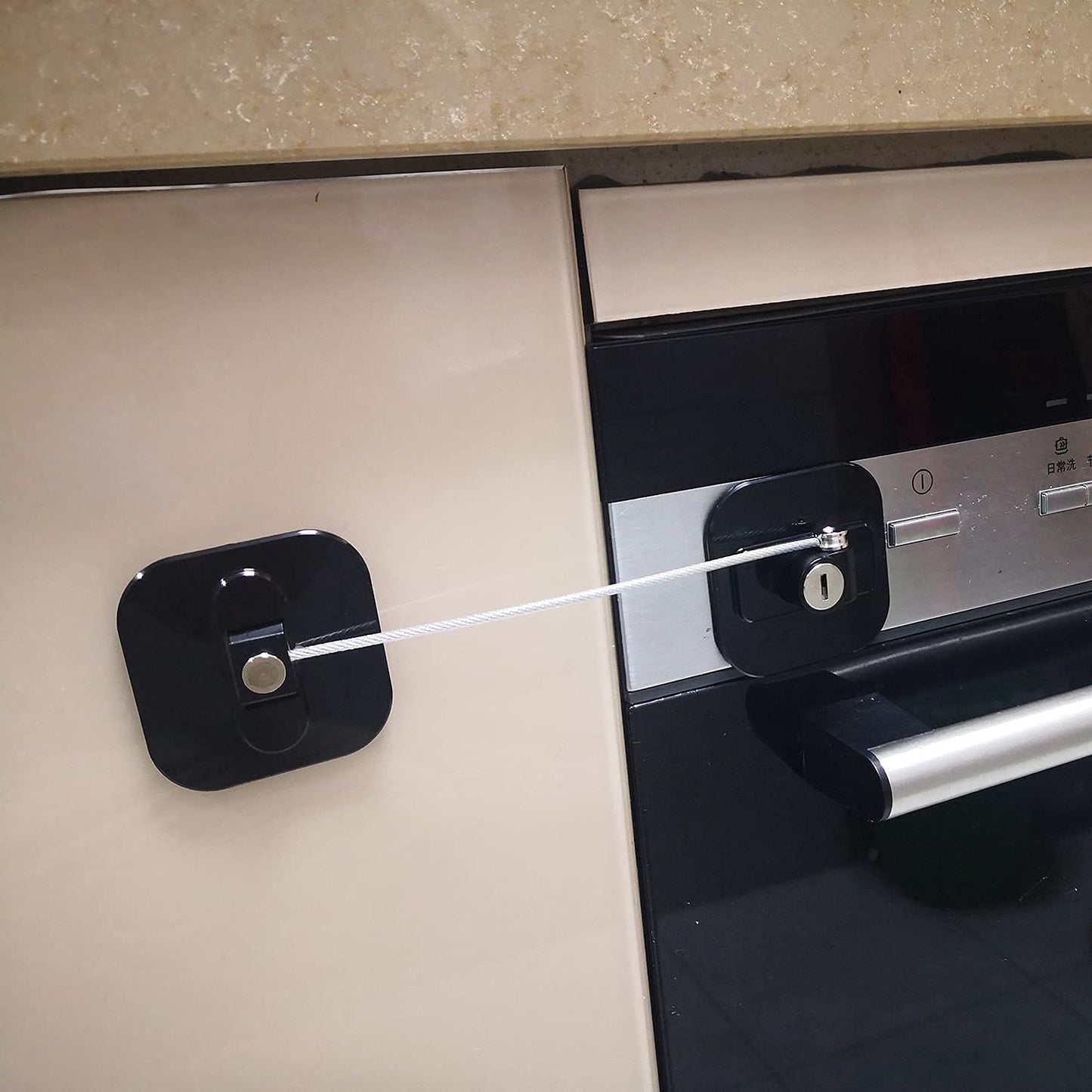 Upgraded Refrigerator Lock for Adults, Fridge Locks for Kids with Key