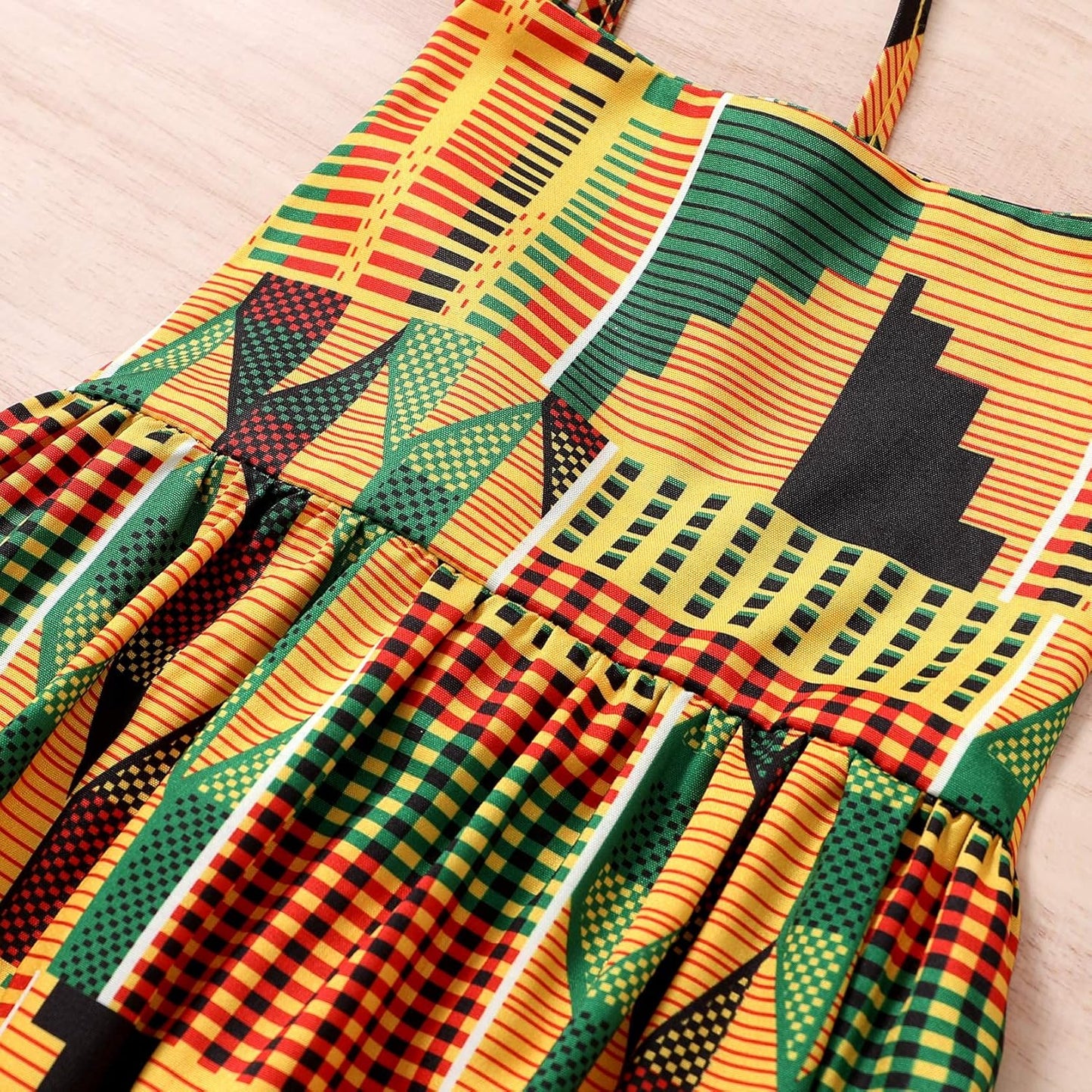 African Baby Clothes Girl Dashiki Ankara Outfit Set