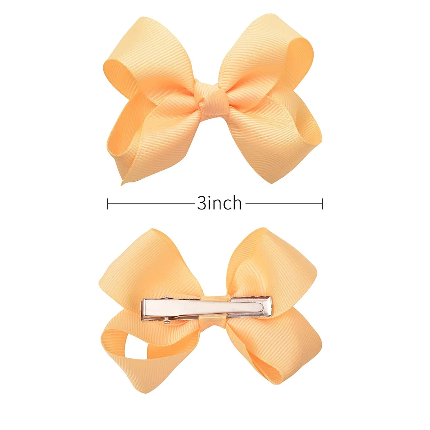 80 Pcs Hair Accessories for Girls, 3" Hair Bows Alligator Clips for Babies Toddlers Teens