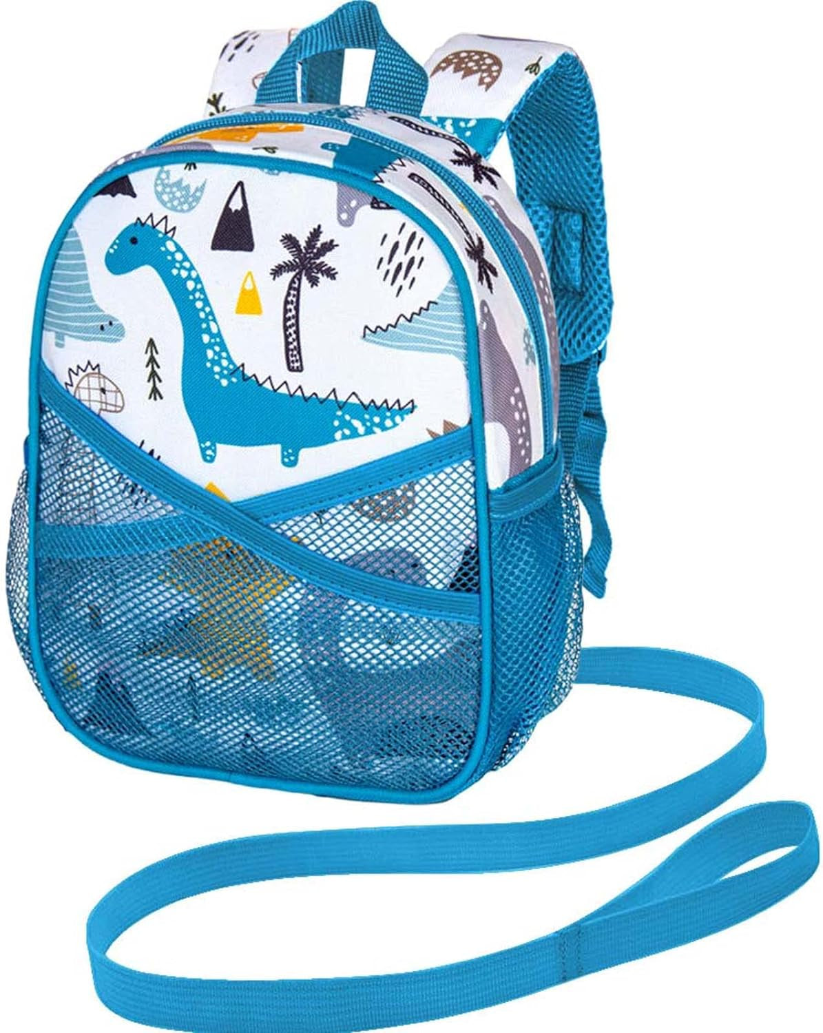 Toddler Backpack with Leash, 9.5" Baby Dinosaur Safety Leashes Removable Tether Bookbag