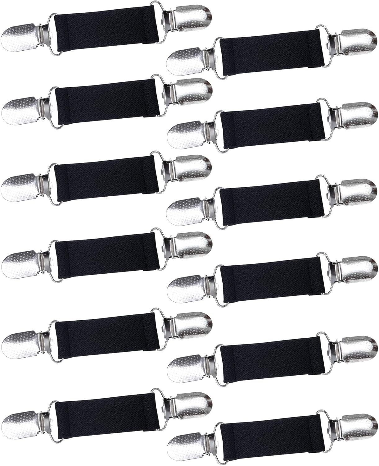 12 Pieces Dress Clips Back Cinch Set, Shirt, Sweater, Clothes, Mitten, Shawl, Waist Clips for Women Men