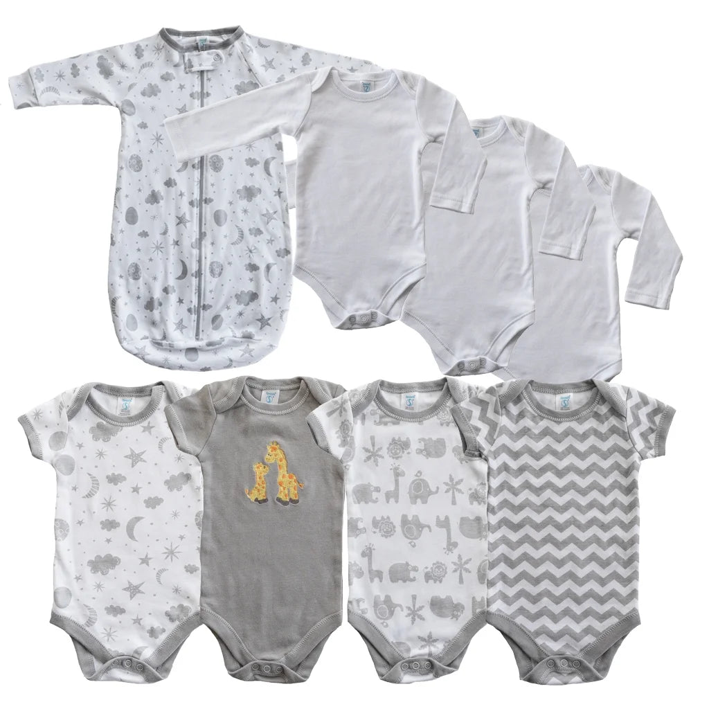 Baby 23-Piece Essential Layette Set for Newborns, Gray