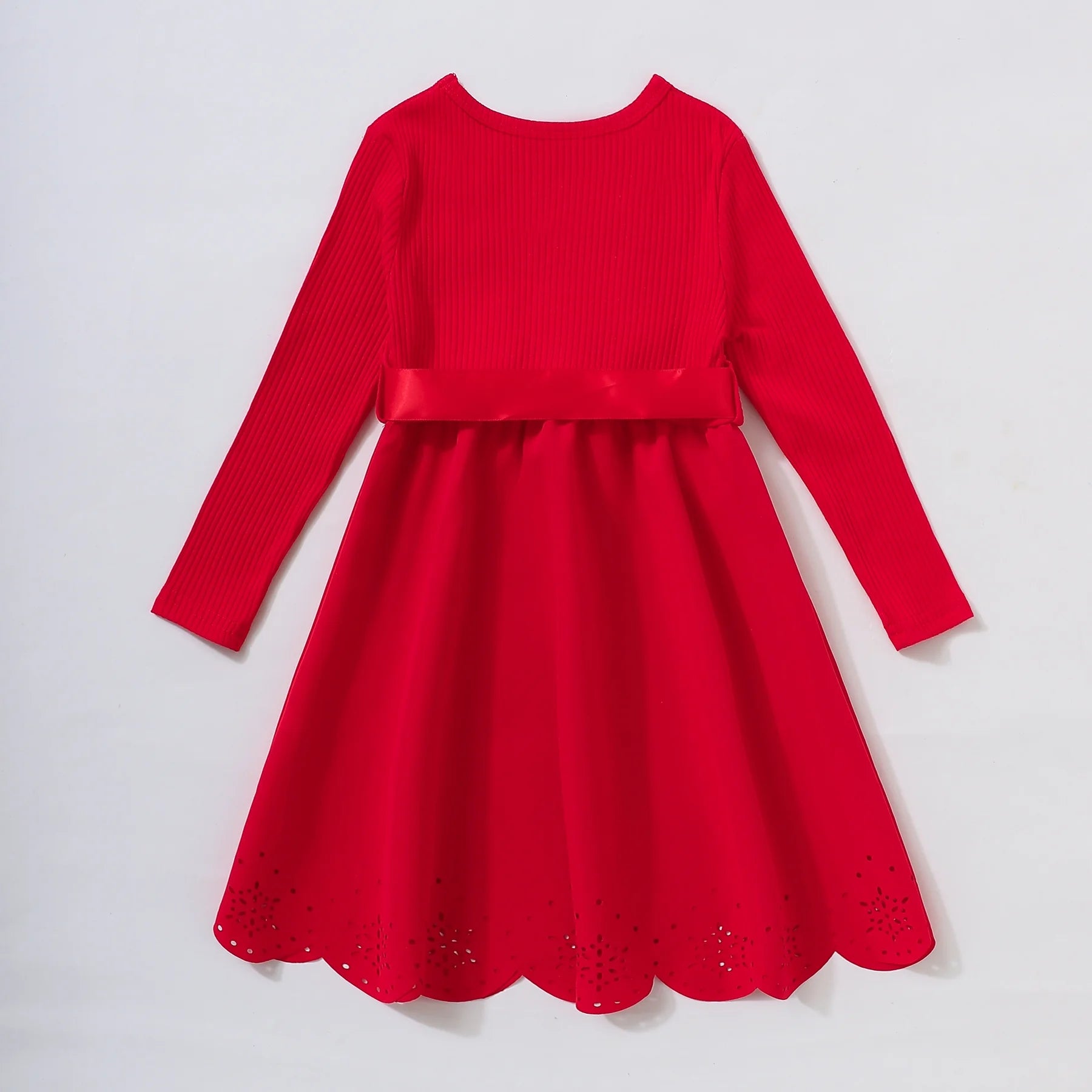Toddler Girls Long Sleeve Dress Christmas Formal Dresses,3Year