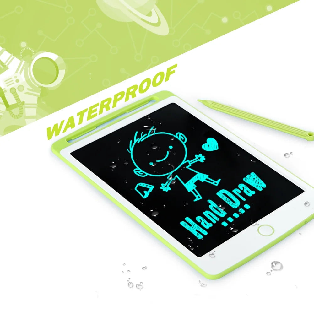 LCD Writing Tablet, 8.5 Inch Electronic Graphics Tablet Mini Drawing Pad Doodle Board, Drawing Tablet for Kids and Adults Green