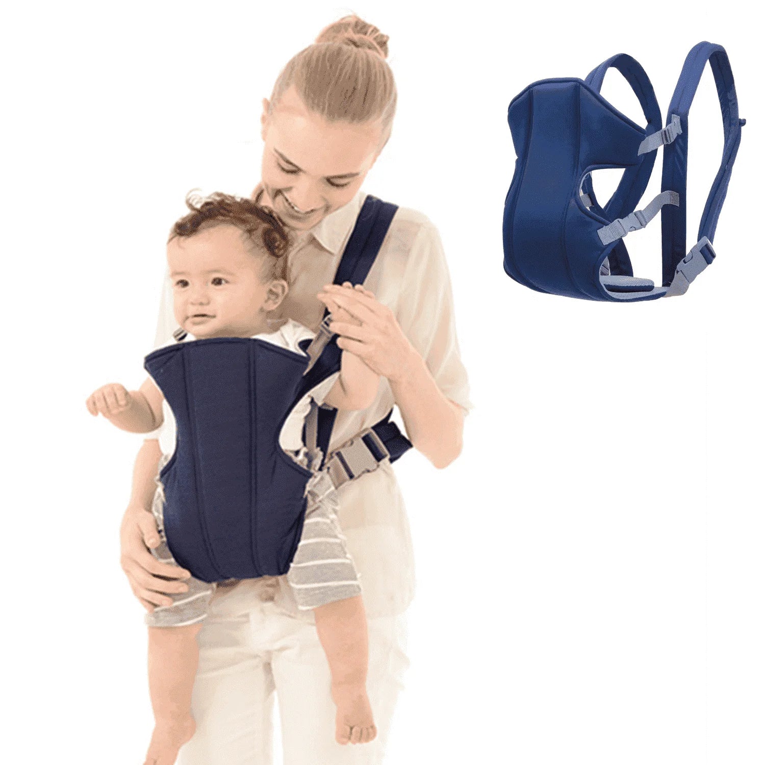 Baby Carrier,Baby Holder Carrier Ergonomic Infant Carrier Adjustable Baby Carrier,Lightweight & Breathable Baby Front and Back Carrier for Infants Toddlers Babies Girl and Boy(Blue)